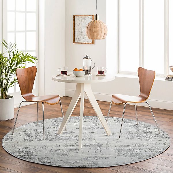 Livabliss Teppich "DALI" rund 11 mm Höhe Moderner Designerteppich in Marmor günstig online kaufen