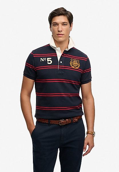 Superdry Poloshirt DOUBLE EMBLEM JERSEY SS RUGBY im angesagten Rugby Stil günstig online kaufen