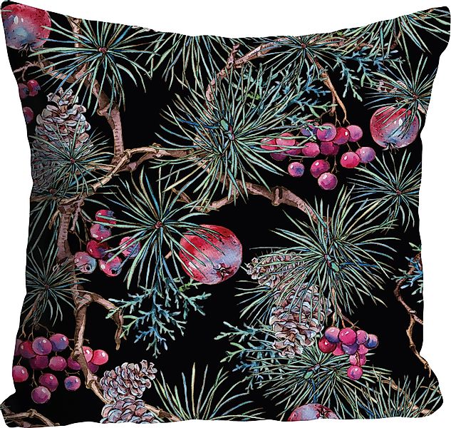 queence Dekokissen »Under the Mistletoe«, Kissenhülle,Mistelzweig,Weihnacht günstig online kaufen