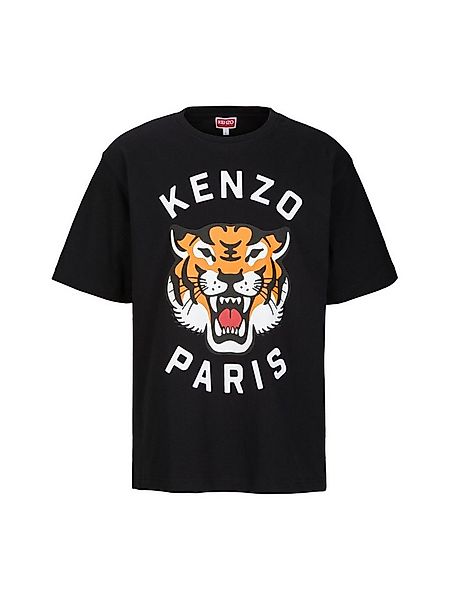 KENZO T-Shirt Tee Ricamata Oversize Unisex Lucky Tiger Di Cotone günstig online kaufen