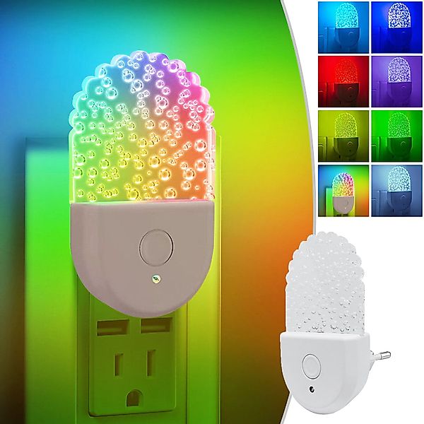 MUPOO LED Steckdosenleuchte RGB Plug in günstig online kaufen