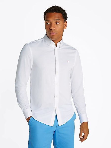 Tommy Hilfiger Langarmhemd "PERFORMANCE TWO TONE SF SHIRT" günstig online kaufen