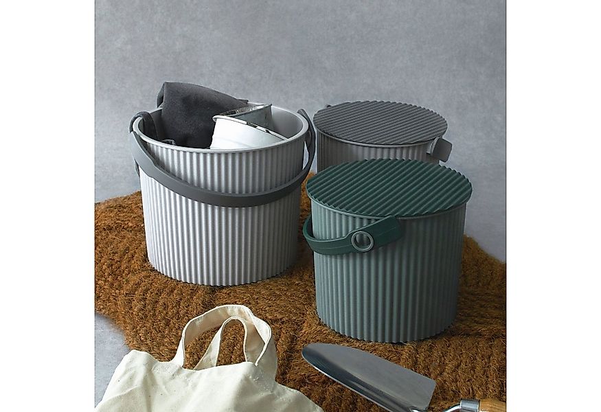 Hachiman Aufbewahrungsbox Hachiman Omnioutil Mini-Eimer Naturaluxe Grün 4 l günstig online kaufen