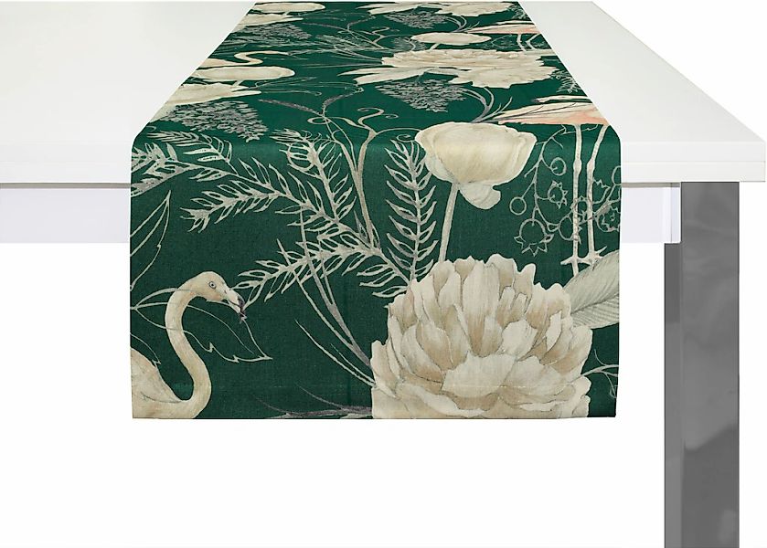 Adam Tischläufer "Eden" GOTS organic,zertifiziert durch CERES 0242Made in G günstig online kaufen