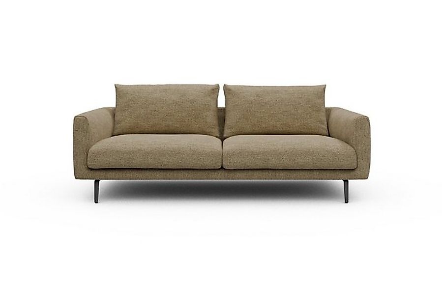 moebelfaktor Sofa Karl 3-Sitzer, Schlanker Rahmen, geneigte Armlehne, itali günstig online kaufen