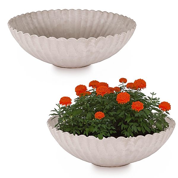 matches21 HOME & HOBBY Blumentopf Runde günstig online kaufen