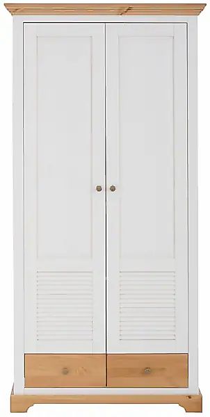 OTTO home Garderobenschrank "Ayanna" Breite 94 cm, 2-türig, aus massiver Ki günstig online kaufen