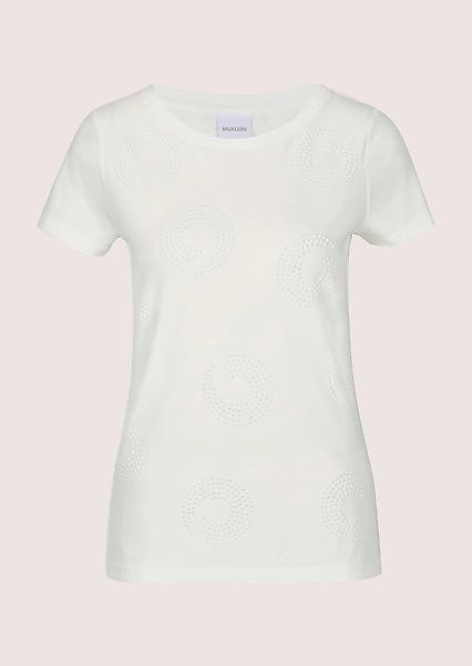 MADELEINE Kurzarmshirt "T-Shirt Elegantes Shirt mit Glanzakzenten, Rundhals günstig online kaufen