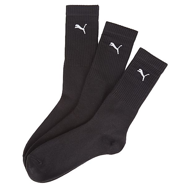 Puma 3er-Pack Sport- und Freizeitsocken mit extra flacher Naht Farbe schwar günstig online kaufen