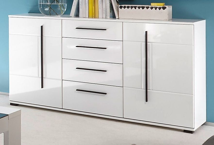 Furn.Design Sideboard Design-D (Kommode in weiß günstig online kaufen