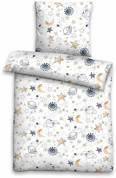 Biberna Kinderbettwäsche "Heleni in Gr. 100x135 oder 135x200 cm, für Kinder günstig online kaufen