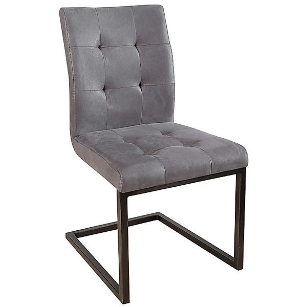 riess-ambiente Freischwinger OXFORD vintage grau / günstig online kaufen