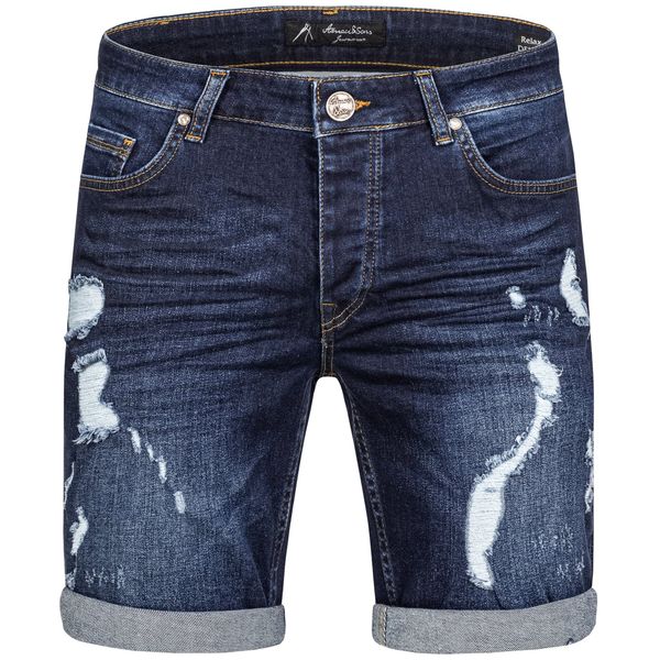 Amaci&Sons Jeansshorts SAN DIEGO Destroyed Jeans günstig online kaufen