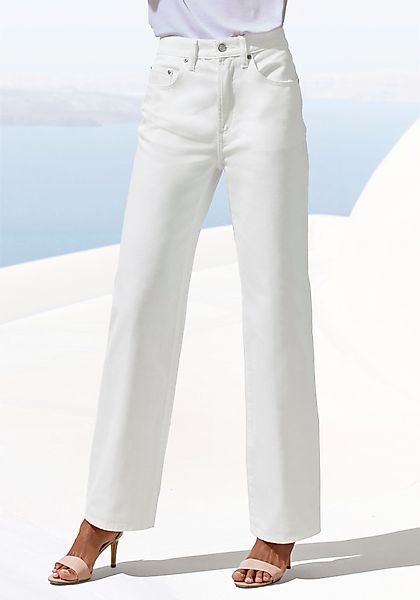 LASCANA Weite Jeans mit hohem Bund günstig online kaufen