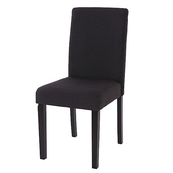 MCW Esszimmerstuhl Littau Schwarz Dunkle Beine günstig online kaufen