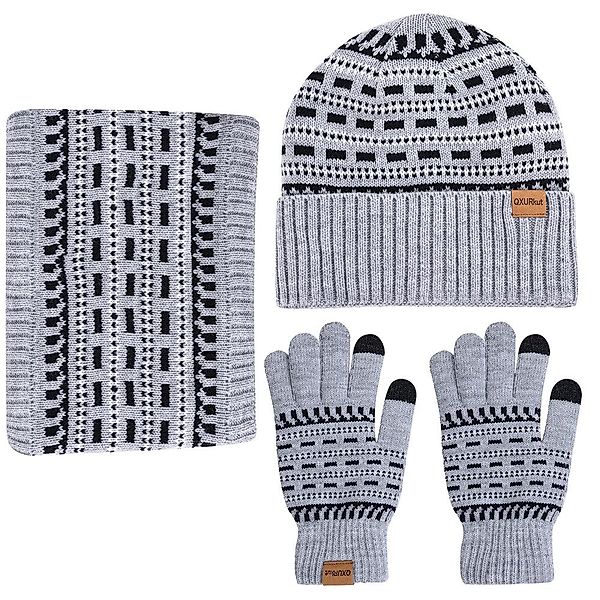 Blusmart Mütze & Schal Winter-Beanie-Mütze, Schal, günstig online kaufen
