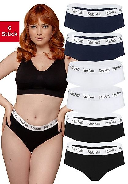 Fabio Farini Slip Damen Unterhosen - Frauen Hipster Panties aus elastischer günstig online kaufen