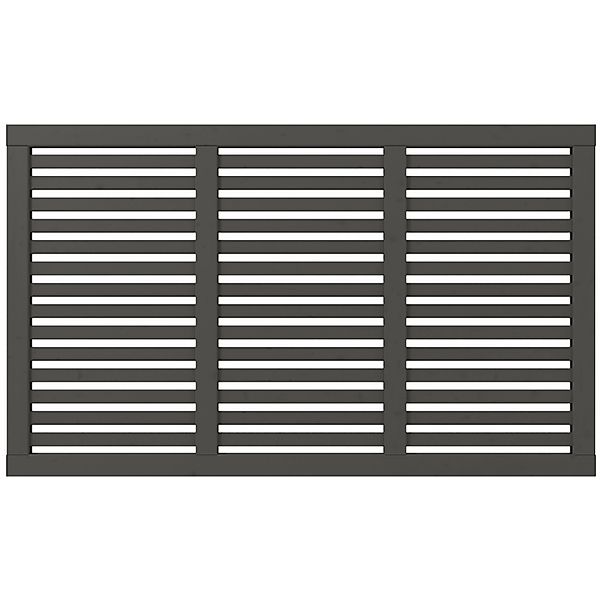 Sichtschutzzaun Harmoni Nadelholz Umbragrau 180 cm x 107 cm günstig online kaufen