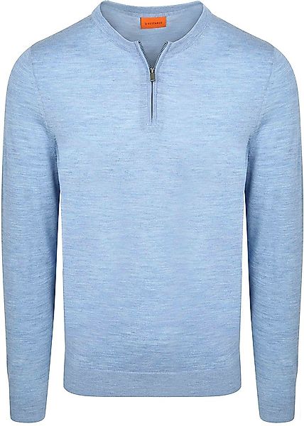 Suitable Crew Zip Merino Hellblau - Größe S günstig online kaufen
