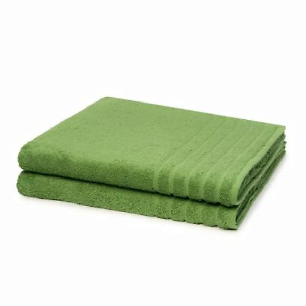 wewofashion® 2 X Duschtuch - Im Set AIDA Handtücher grün günstig online kaufen