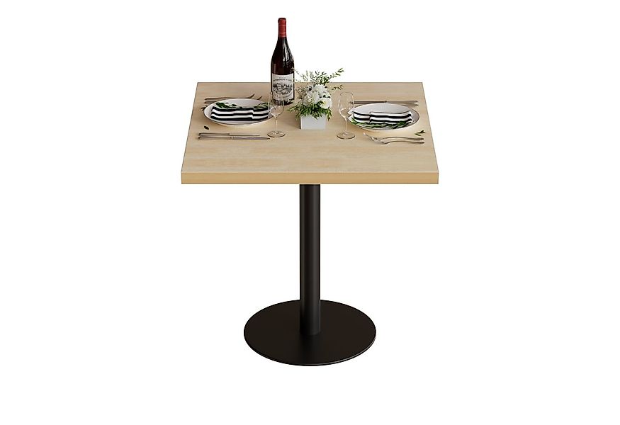 TWSOUL Esstisch Runder Esstisch 80 cm, Moderner Küchentisch aus Holz, mit s günstig online kaufen