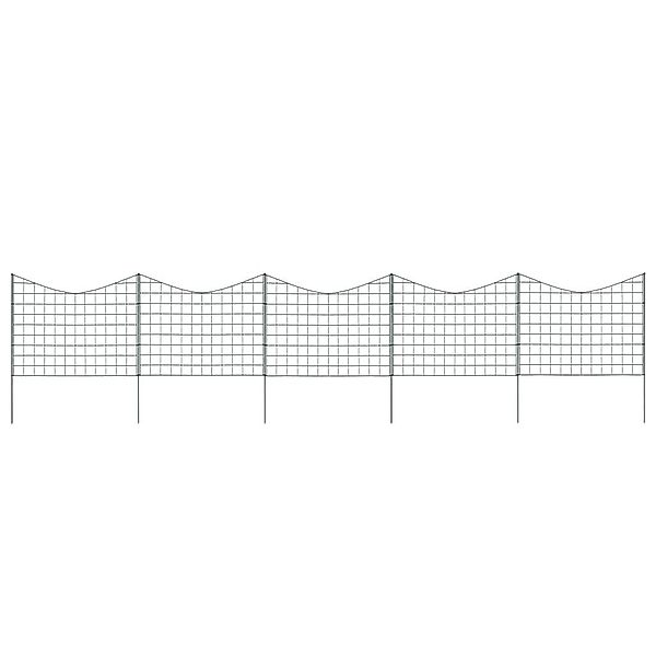 vidaXL Gartenzaun Gartenzaun Set Konkav 77,5x64 günstig online kaufen