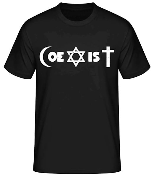 Religion Coexist · Männer Basic T-Shirt günstig online kaufen