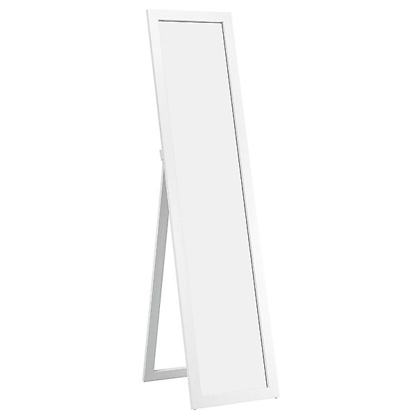 COSTWAY Ganzkörperspiegel, mit klappbarem Holzrahmen, stehend/hängend günstig online kaufen