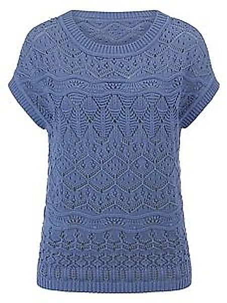 Ärmelloser Pullover Peter Hahn blau günstig online kaufen