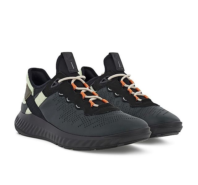 Ecco ATH-1FM Leder/Textil blaugrün Herren Sneaker günstig online kaufen