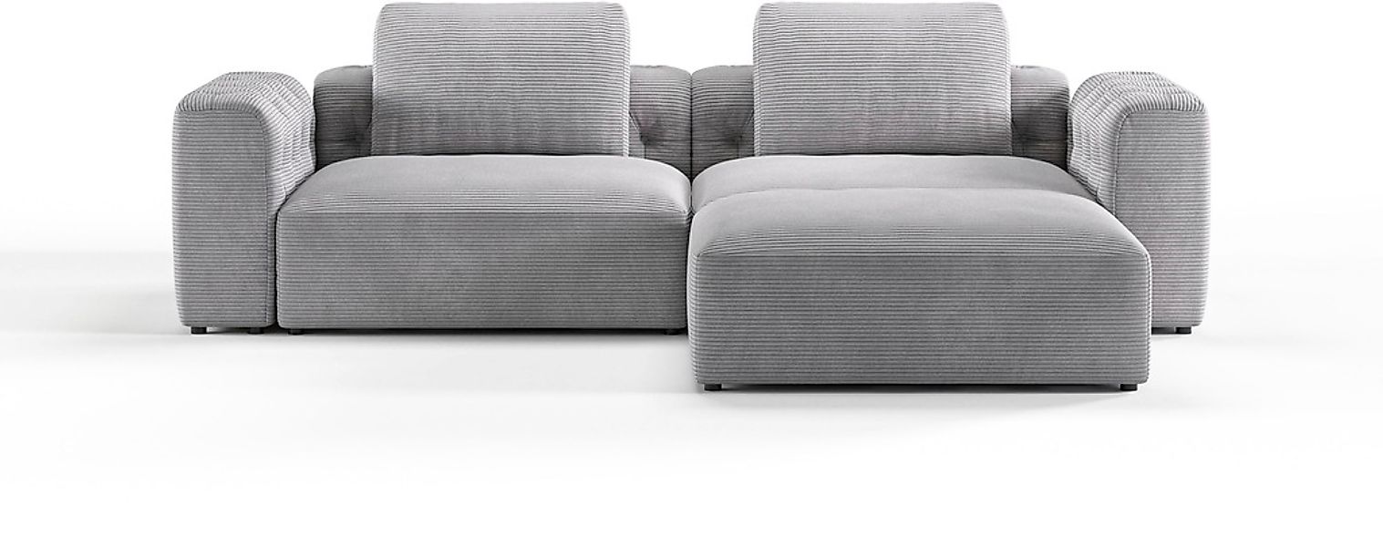 RAUM.ID Ecksofa »Cushid L-Form«, Modulset, bestehend aus 3 Teilen günstig online kaufen