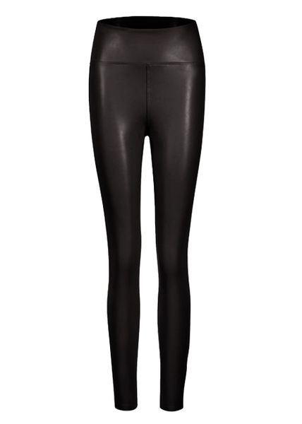 SASSYCLASSY Lederhose Highwaist Thermoleggings Damen in günstig online kaufen