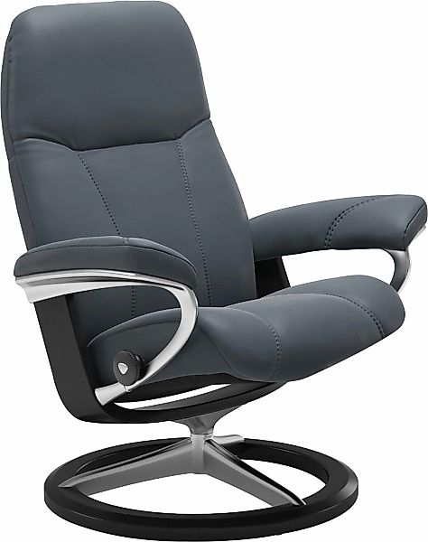 Stressless "Consul" mit Signature Base, Größe M, Gestell Schwarz günstig online kaufen