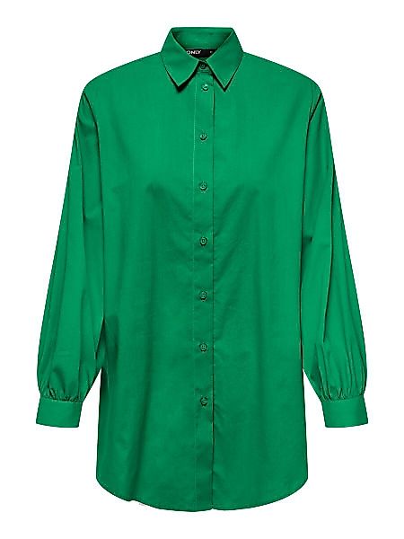 ONLY Klassisch Hemd Damen Grün günstig online kaufen