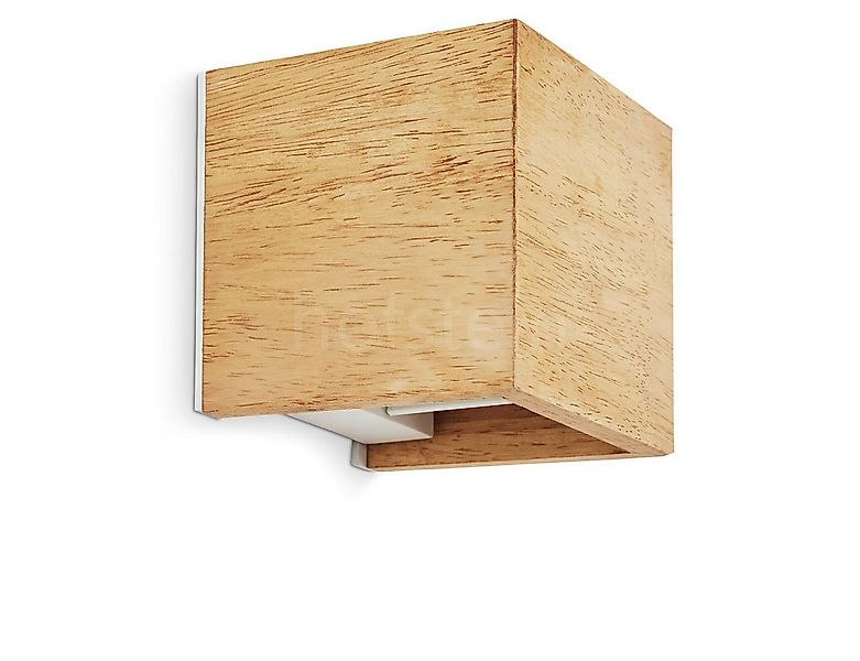hofstein Wandleuchte »Vaccina« moderne Wandlampe aus Holz/Metall in Natur/W günstig online kaufen