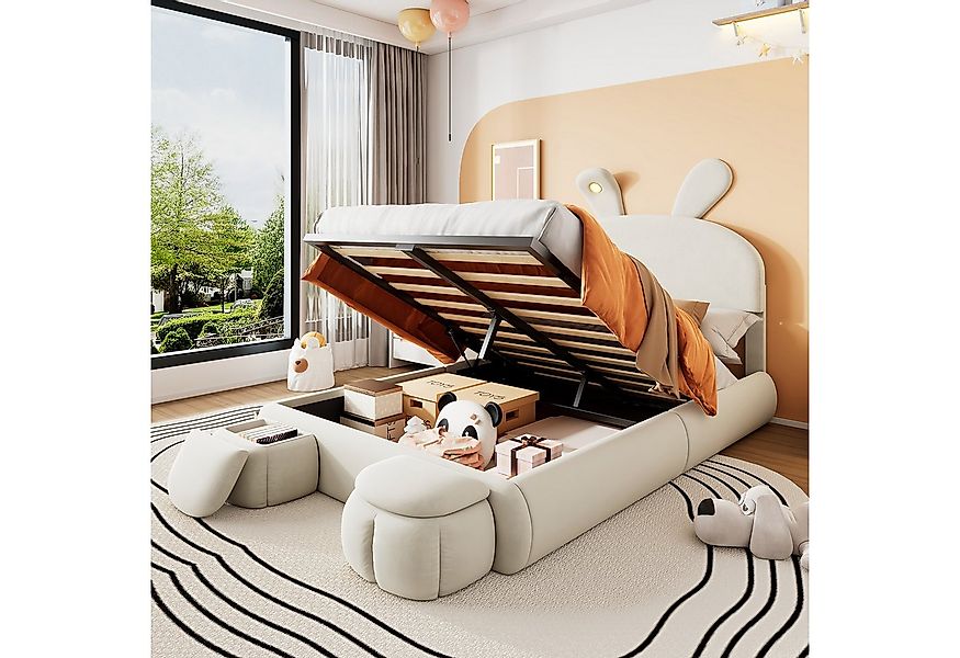 TavilaEcon Boxspringbett Polsterbett mit einstellbarer Helligkeit warmfarbe günstig online kaufen