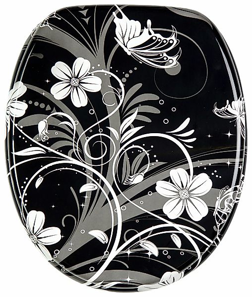 Sanilo WC-Sitz White Flower, mit Absenkautomatik, hochwertig & modern, univ günstig online kaufen