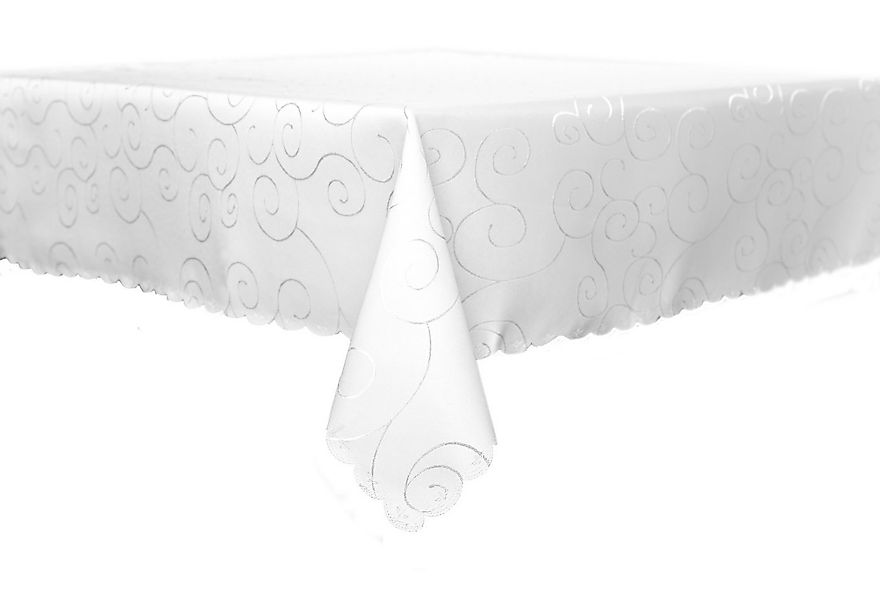 texpot Tischdecke Ranken Schnörkel glänzend bügelfrei fleckabweisend (1-tlg günstig online kaufen