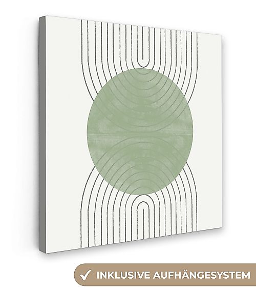 OneMillionCanvasses® Leinwandbild Linien - Kreis - günstig online kaufen