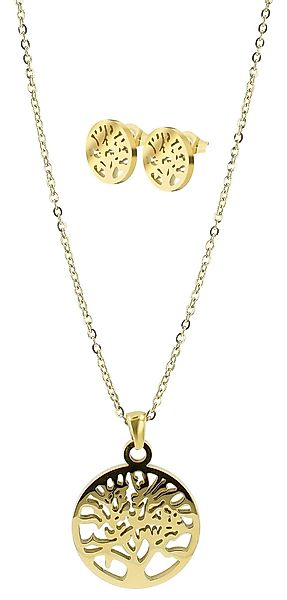 AKZENT Schmuckset Lanai Edelstahl Lebensbaum-Schmuckset (Einzeln), günstig online kaufen