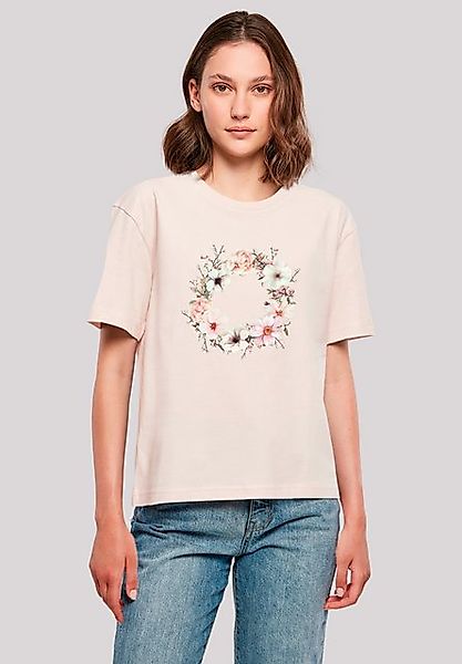 F4NT4STIC T-Shirt Rosa Blumenkranz Premium Qualität günstig online kaufen