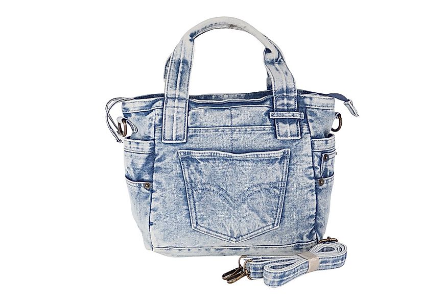 MIRROSI Umhängetasche Damen aus Jeans Schultertasche Denim 3 Größen auswähl günstig online kaufen