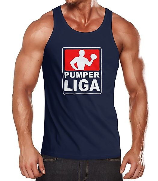 MoonWorks Tanktop Herren Tanktop Pumper Liga günstig online kaufen
