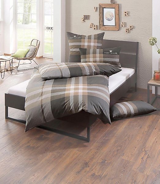 TOM TAILOR HOME Bettwäsche »Nick in Gr. 135x200 oder 155x220 cm«, mit Grati günstig online kaufen