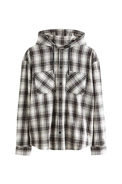 Next Hemdjacke Karierte Hemdjacke mit Kapuze günstig online kaufen