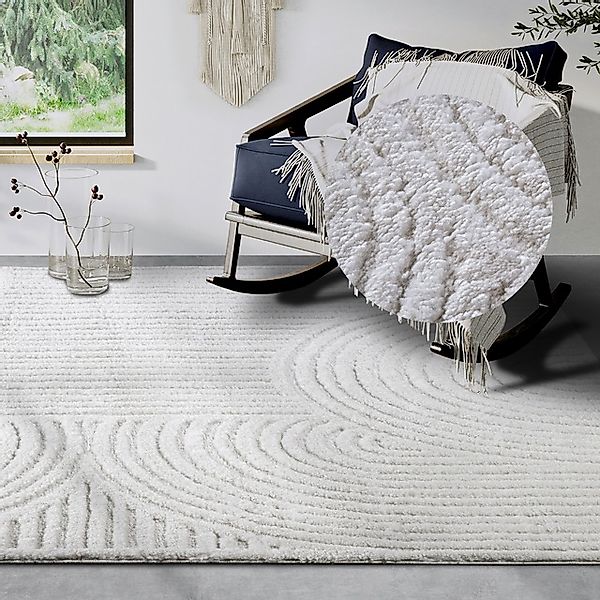 ELLE DECORATION Designteppich »Chappe«, rechteckig, 18 mm Höhe, Shaggy, Läu günstig online kaufen