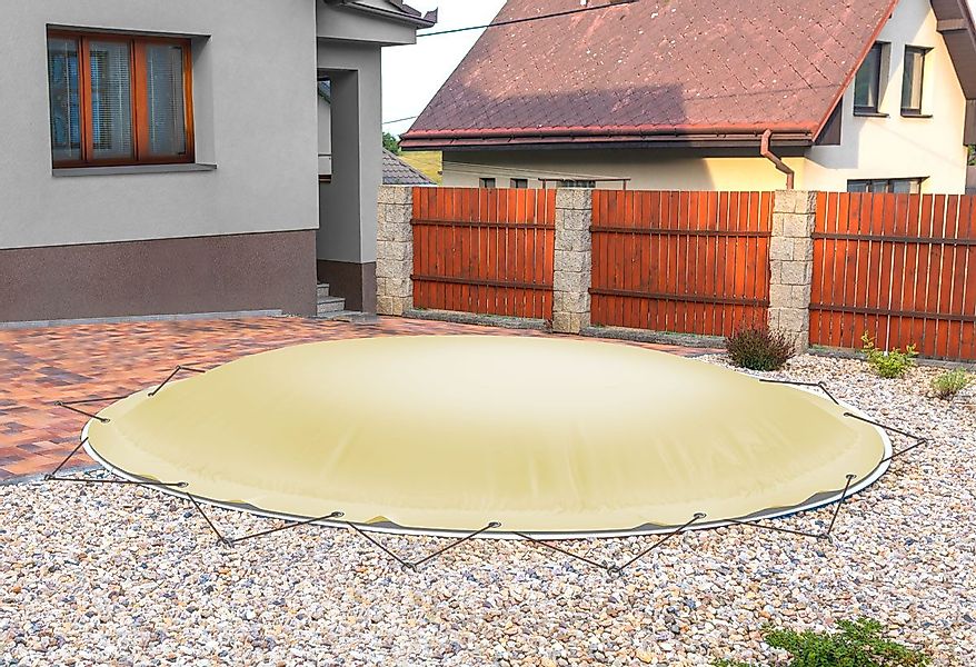 AirDeluxe Pool-Abdeckplane (Profi-Qualität) Runde aufblasbare Poolplanen/Sc günstig online kaufen