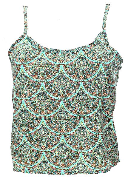 Guru-Shop T-Shirt Kurzes Boho Trägertop, luftiges günstig online kaufen
