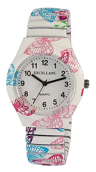 Excellanc Quarzuhr 1700080 mit Edelstahlzugarmband, Mineralglas günstig online kaufen
