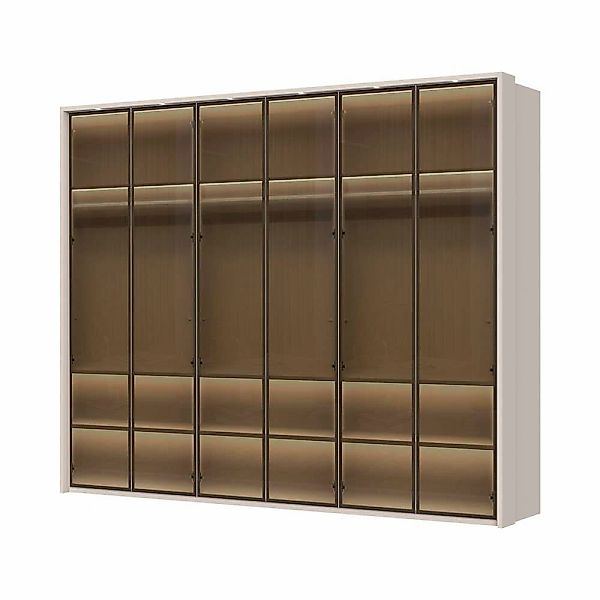 Places of Style Drehtürenschrank "Opera Parsol-Glastüren, LED-Glasbodenbele günstig online kaufen